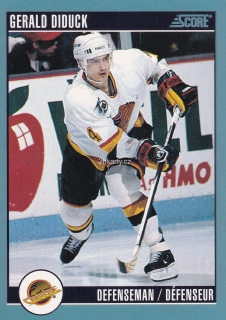 1992-93 Score - Gerald Diduck (French)