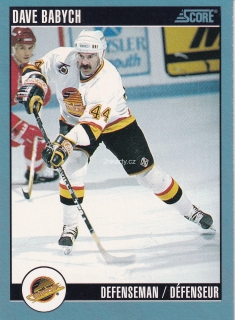 1992-93 Score - Dave Babych (French)