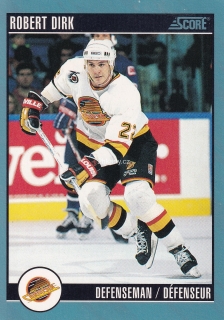 1992-93 Score - Robert Dirk (French)