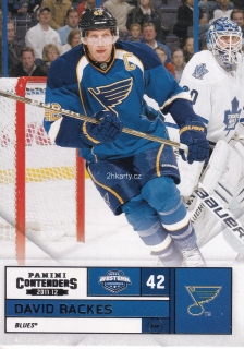 2011-12 Panini Contenders - David Backes